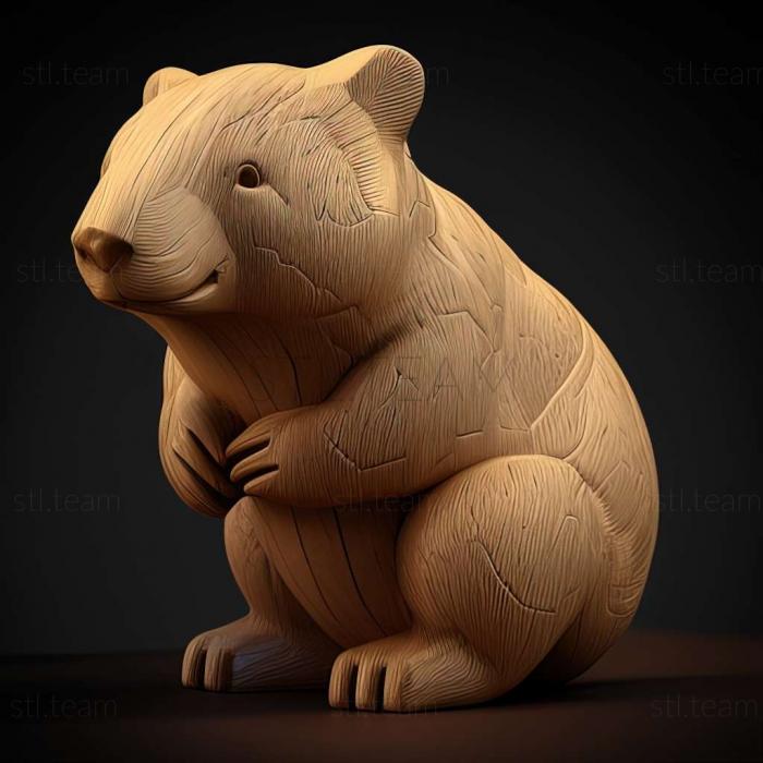 3D model Wombat (STL)